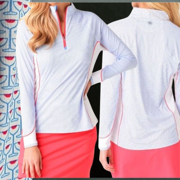NWOT PETER MILLAR (MED ) Women's Collection Lightweight Sun Comfort Top - Picture 1 of 7